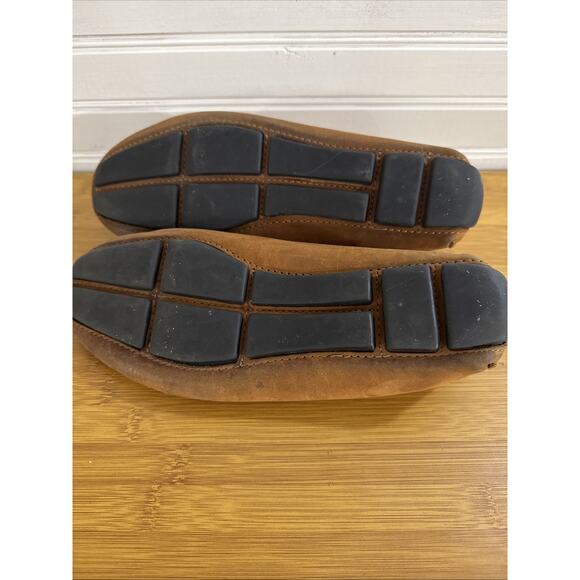 Mercanti Fiorentini Women's Size 7B Tan Leather Loafers Driving Moccasins - Picture 6 of 8